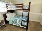 2nd Bedroom - Twin Bed & a Twin over Full Bunk Bed